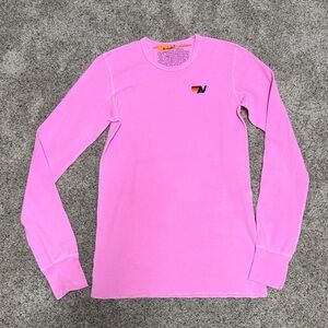 EUC aviator nation thermal shirt size small